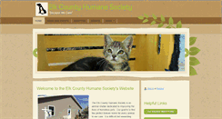Desktop Screenshot of echumanesociety.org